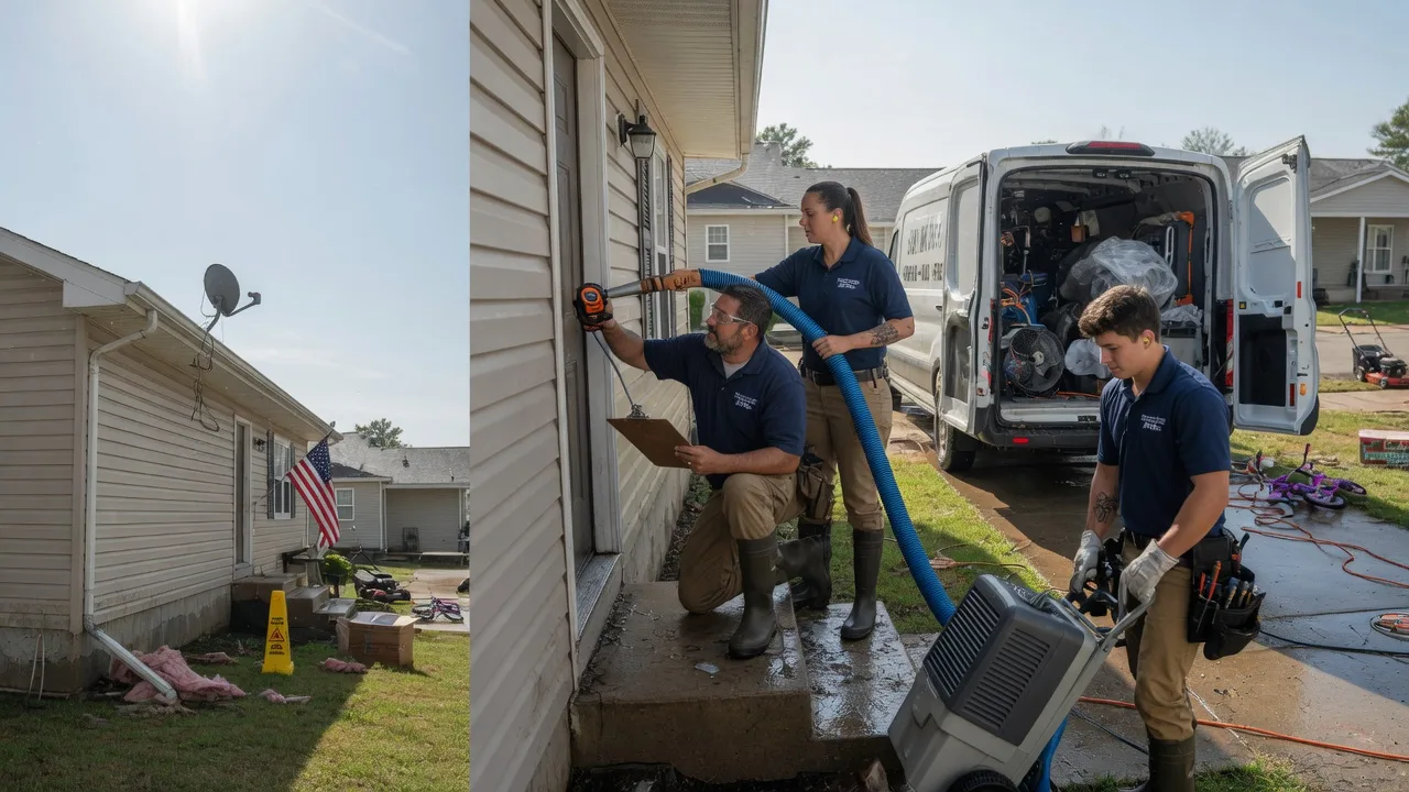 Ceiling Water Damage Restoration in Wichita, KS near me